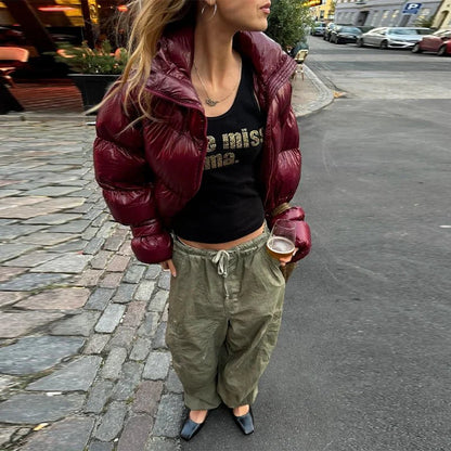 Olivia Shiny Puffer Jacket