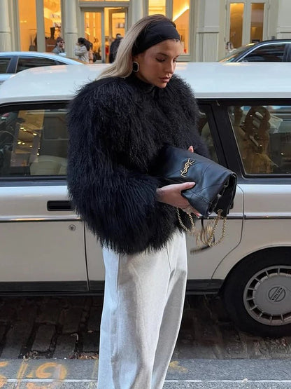 Reese Short Faux Fur Coat