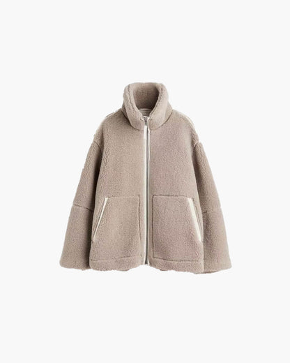 Susan Zip Up Teddy Jacket