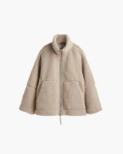 Susan Zip Up Teddy Jacket