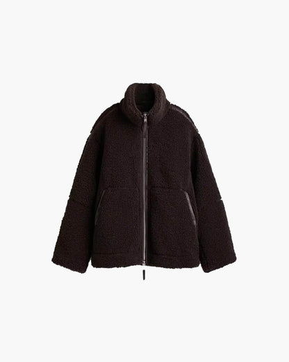 Susan Zip Up Teddy Jacket