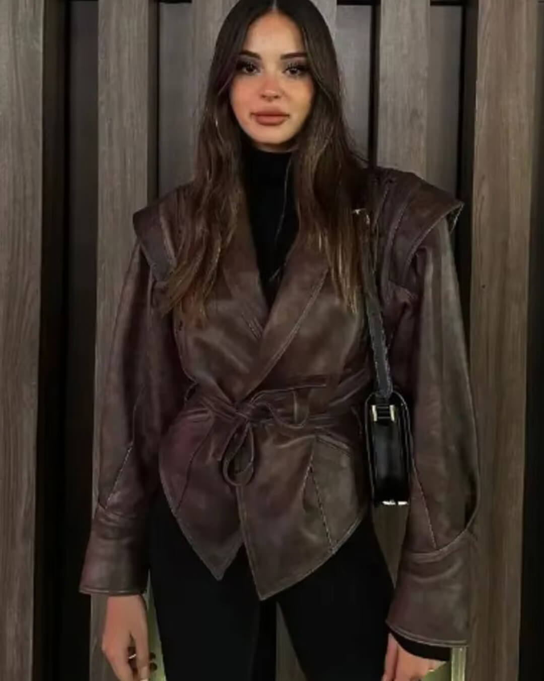 Zyra Biker Leather Jacket