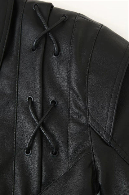 Zyra Biker Leather Jacket