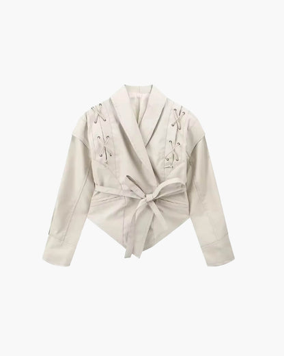 Zyra Biker Leather Jacket