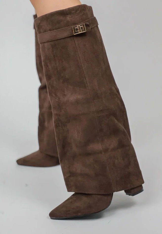 Monica Leather High Boots