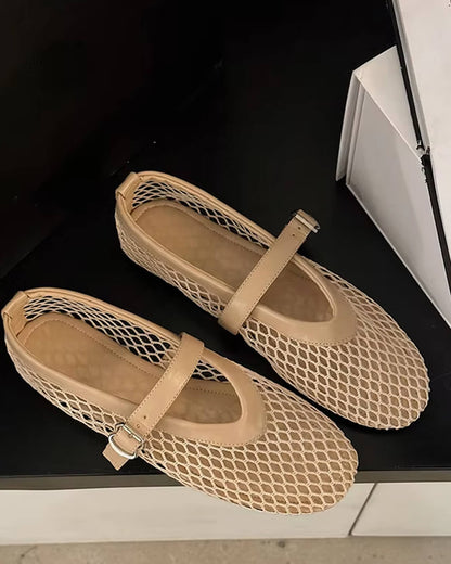 Rebecca Mesh Ballet Flats