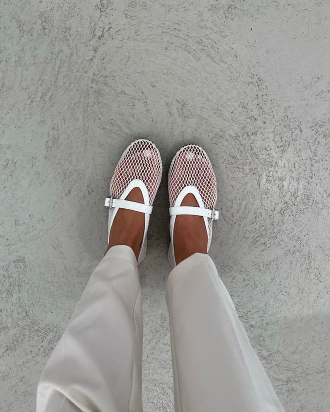 Rebecca Mesh Ballet Flats