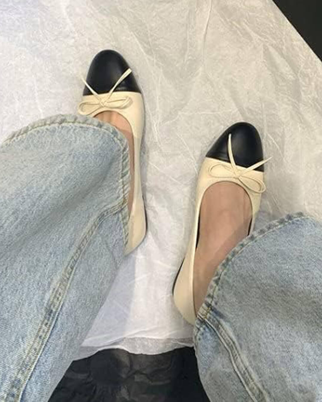 Suzy Bowtie Flat Ballerinas