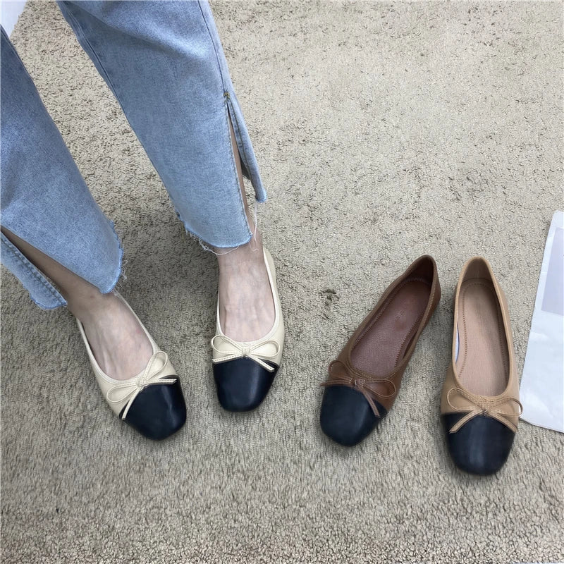 Suzy Bowtie Flat Ballerinas