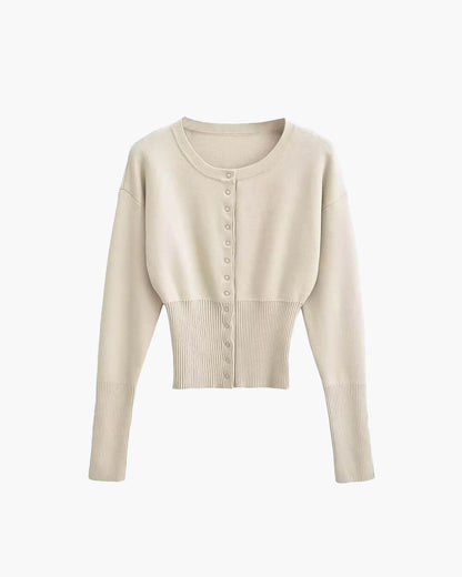 Shelly Snap Button Knit Cardigan