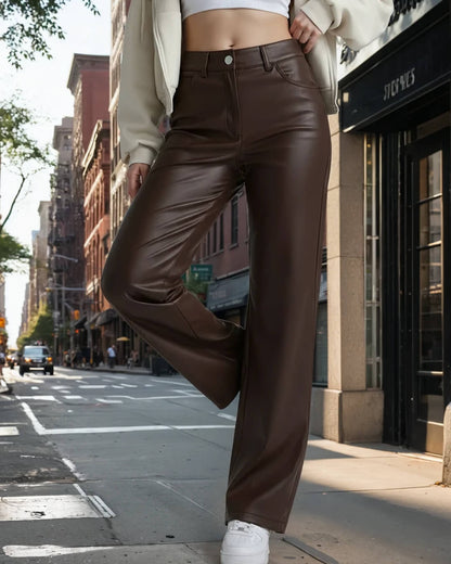 Cassy Classic Leather Pants