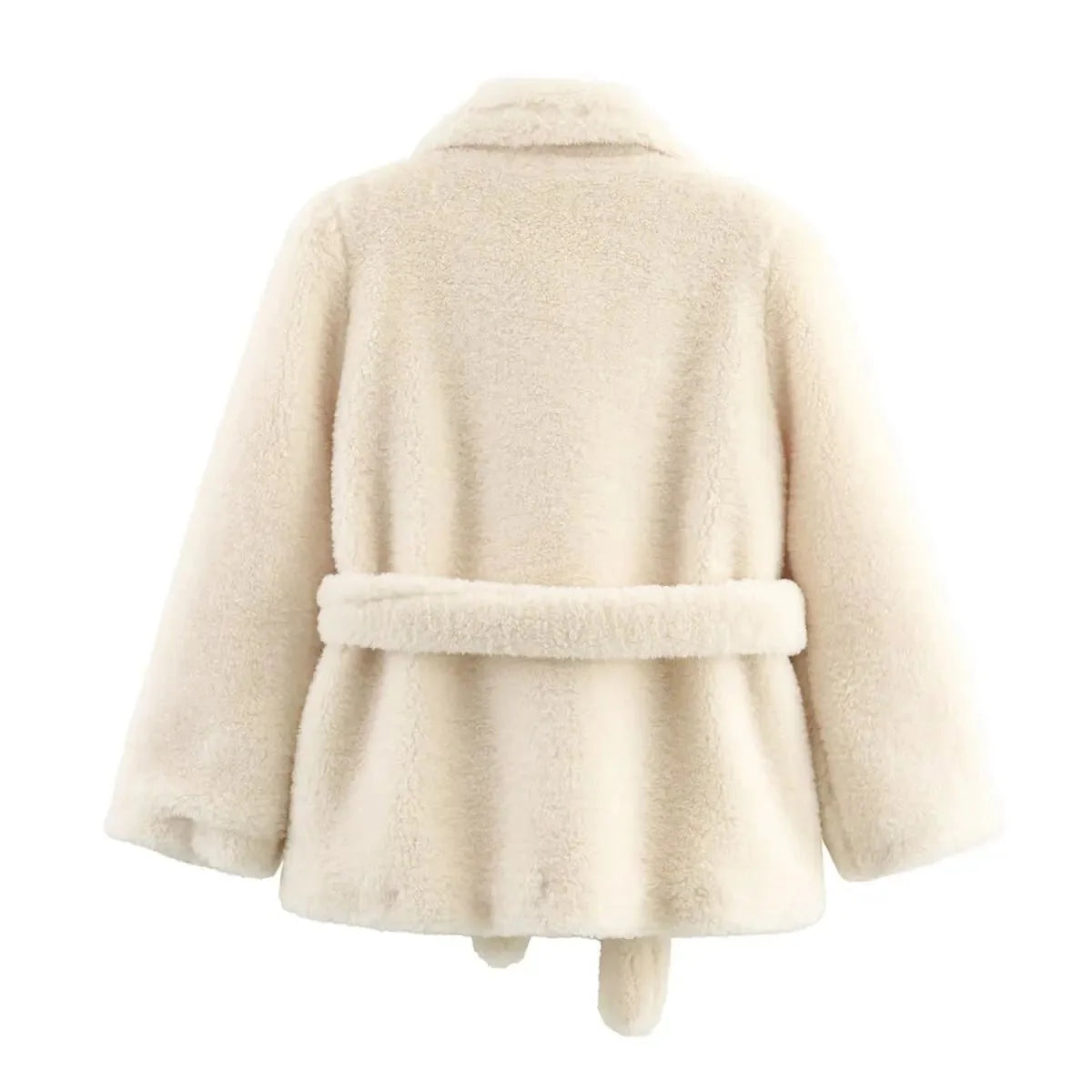 Isabelle Belted Faux Fur Coat