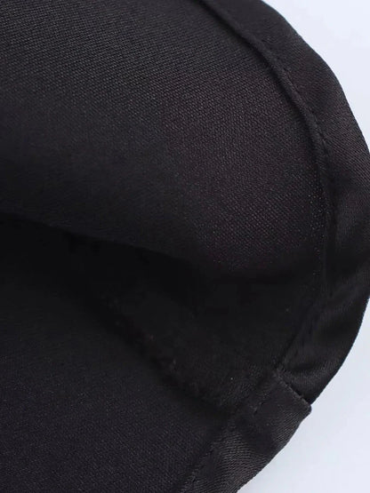 Colleen Satin Halter Draped Mini Dress