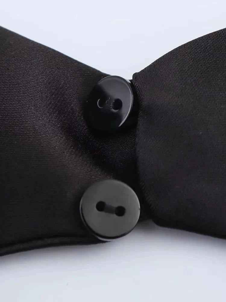 Colleen Satin Halter Draped Mini Dress